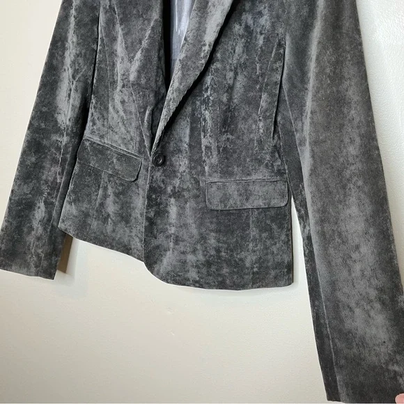 Chelsea & Theodore Gray Soft Corduroy Blazer Size 6 - Picture 3 of 9